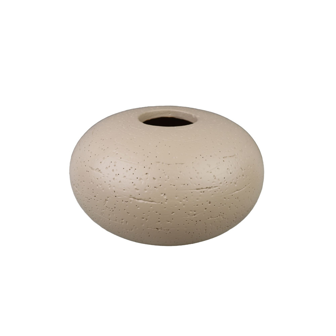 CACTUS DECORATION VASE 23x13x23 POLYRESIN BEIGE