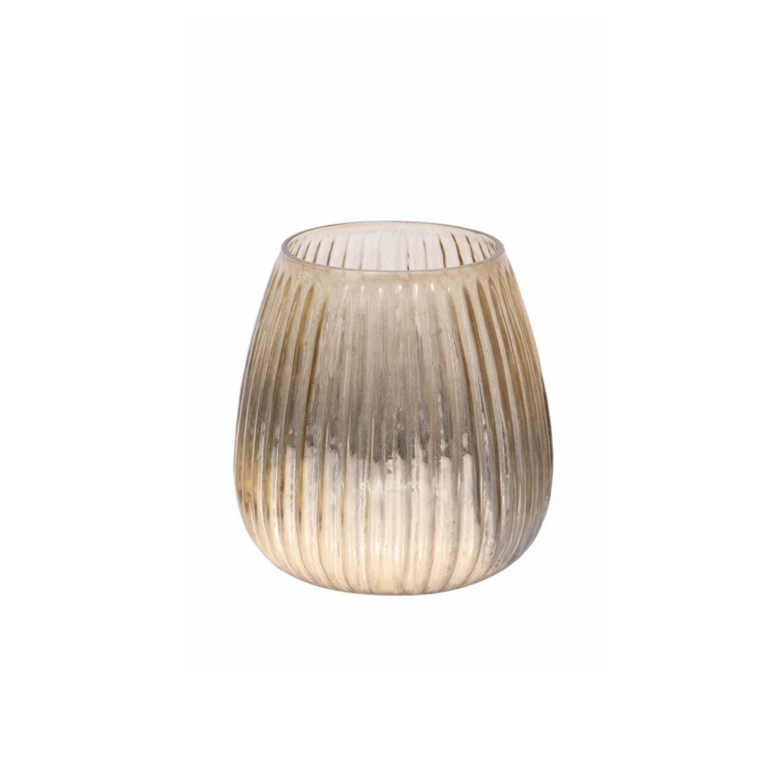 ATHENA BASE FOR CANDLE GLASS GOLD D9xH10cm IN