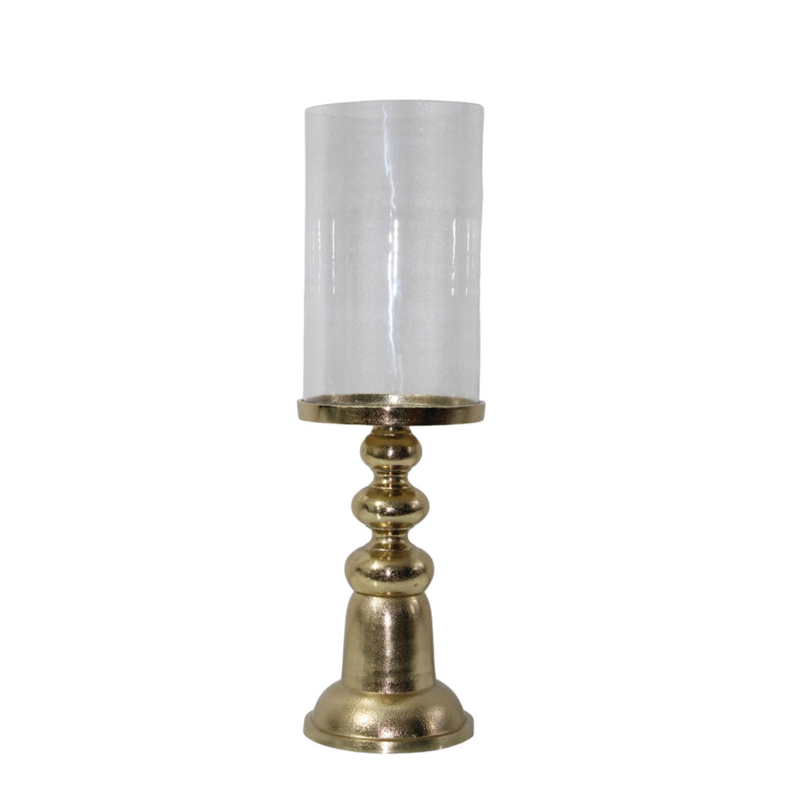ALAIA S CANDLE HOLDER GOLD D18,5xH52,5cm IN