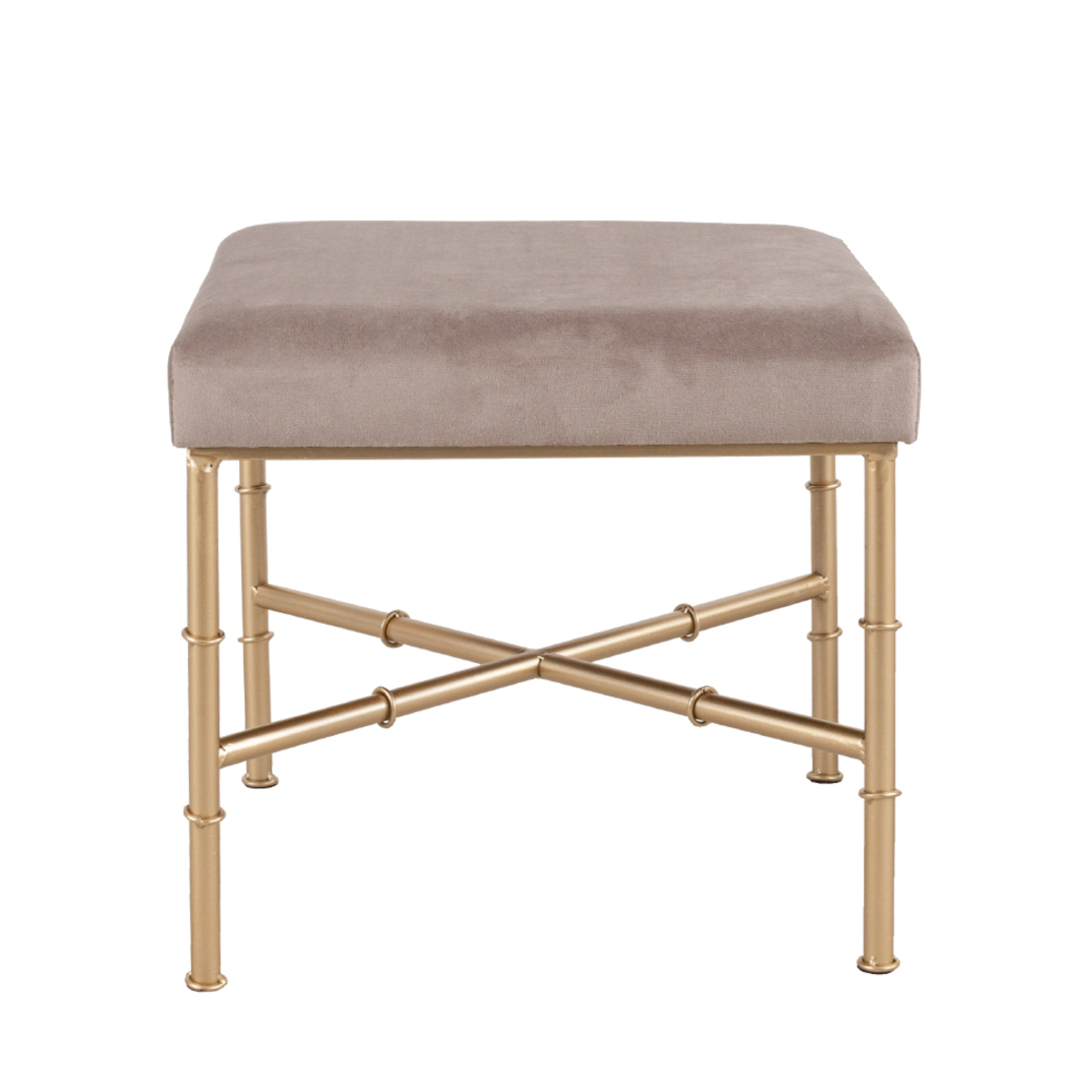 VICTOR STOOL FABRIC BEIGE GOLD E1 PRC