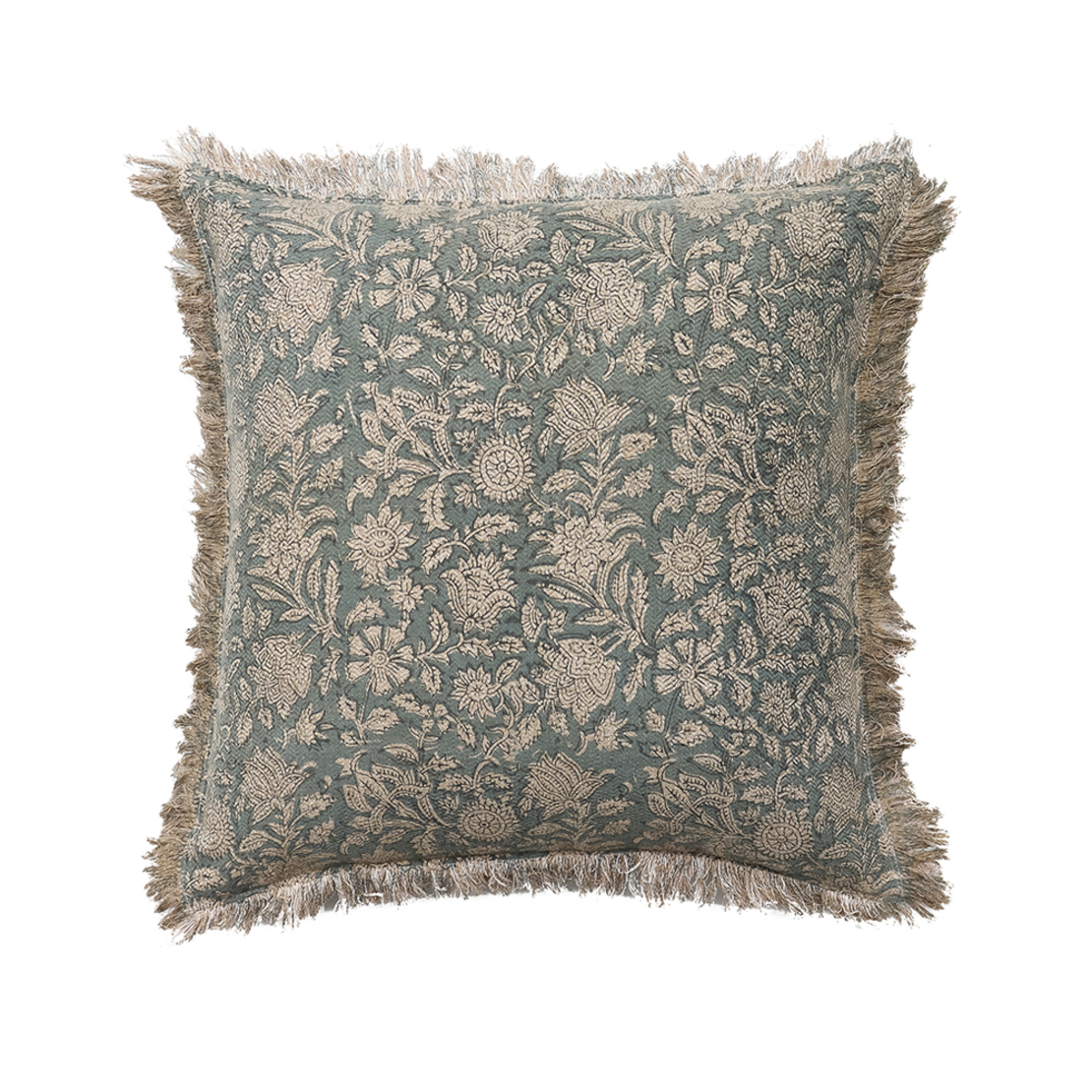 JERICHO DECOR CUSHION COTTON VISCOSE AQUA BEIGE 50