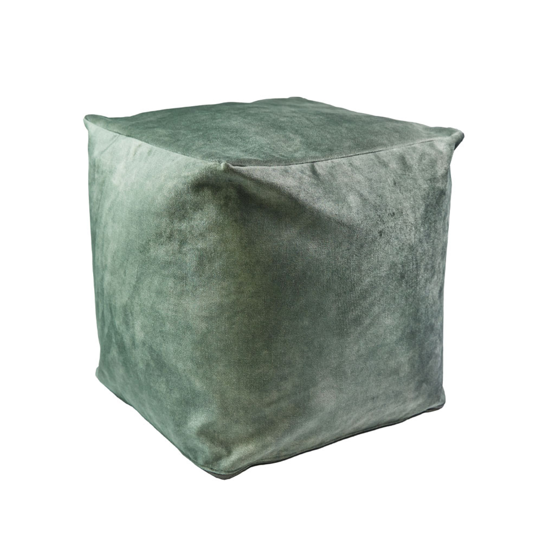 OASIS STOOL FABRIC OLIVE GREEN POLYESTER BALLS E1 GR