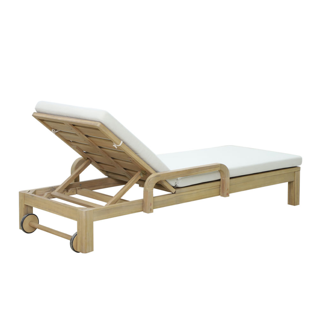 ANASA SUNBED FABRIC BEIGE NATURAL 184x73xH87cm VN