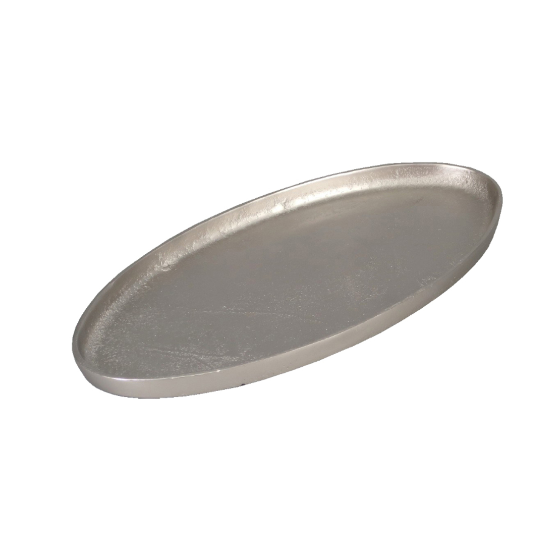 NEDD TRAY ALUMINIUM SILVER MATTE 39x19xH2cm IN
