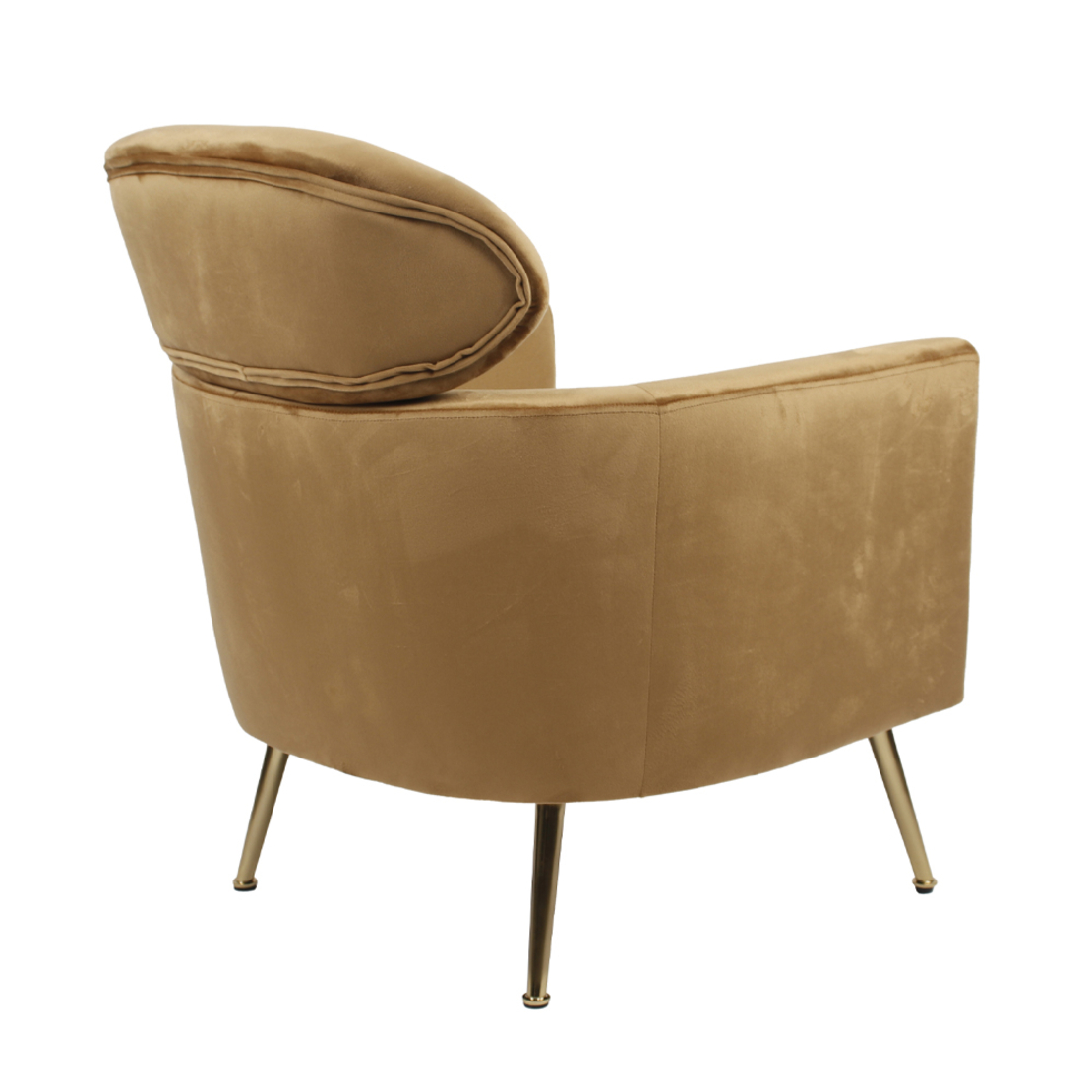 TESTA ARMCHAIR FABRIC GOLD METAL GOLD E1 PRC