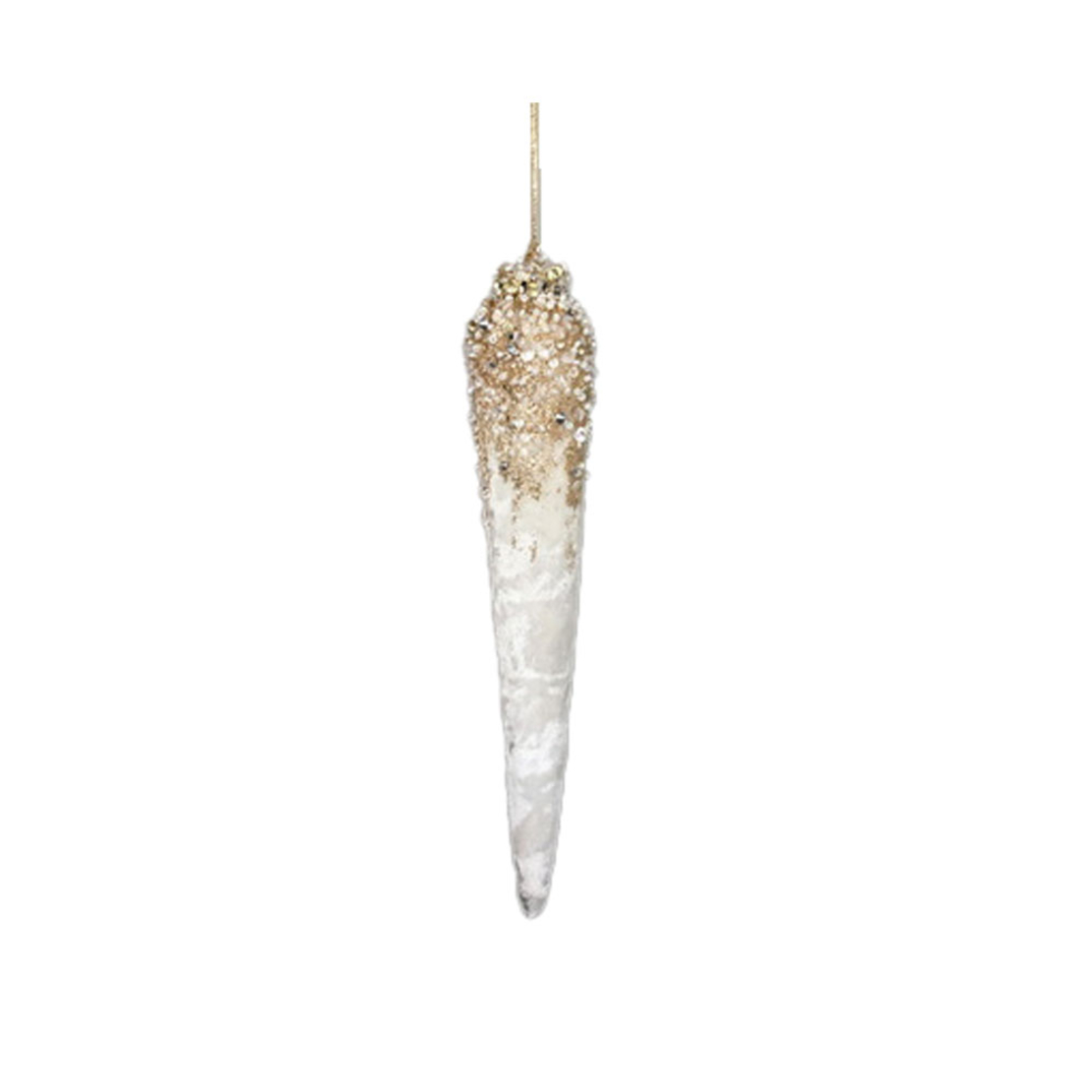 XMAS TEARDROP BRIGHT B DECO CHAMPAGNE PRC