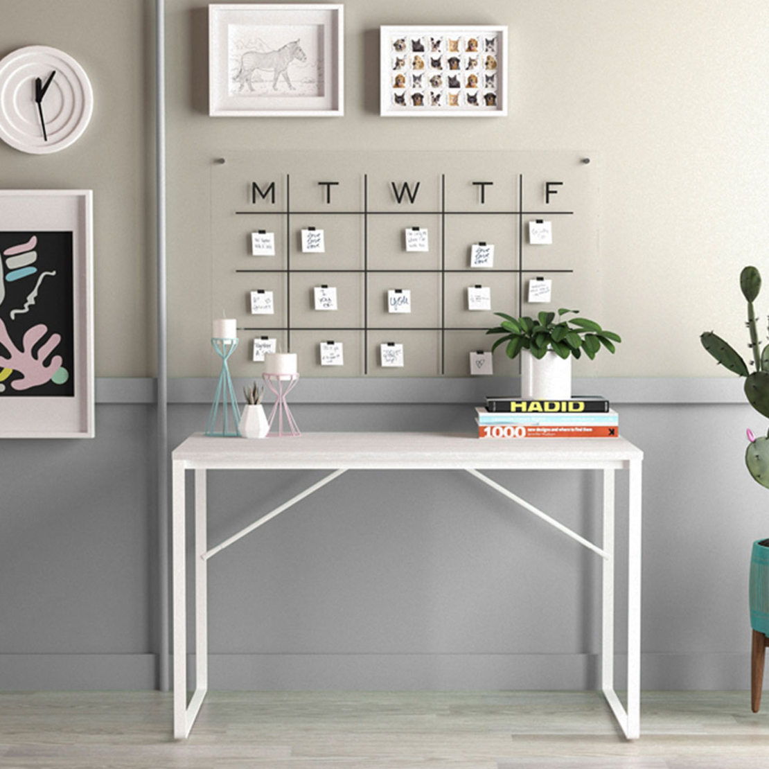 FORMULA DESK MDF WITH PAPER VENEER WHITE 120x60xH75cm E1 PRC