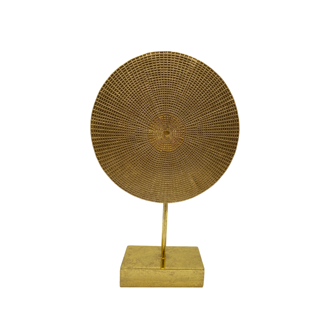 SKIVA DECO POLYRESIN GOLD 22x10xH36cm PRC