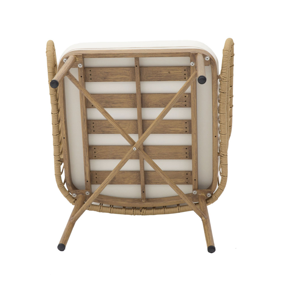 CAVE LOUNGE SET 1+2+1 ALUMINIUM NATURAL PRC