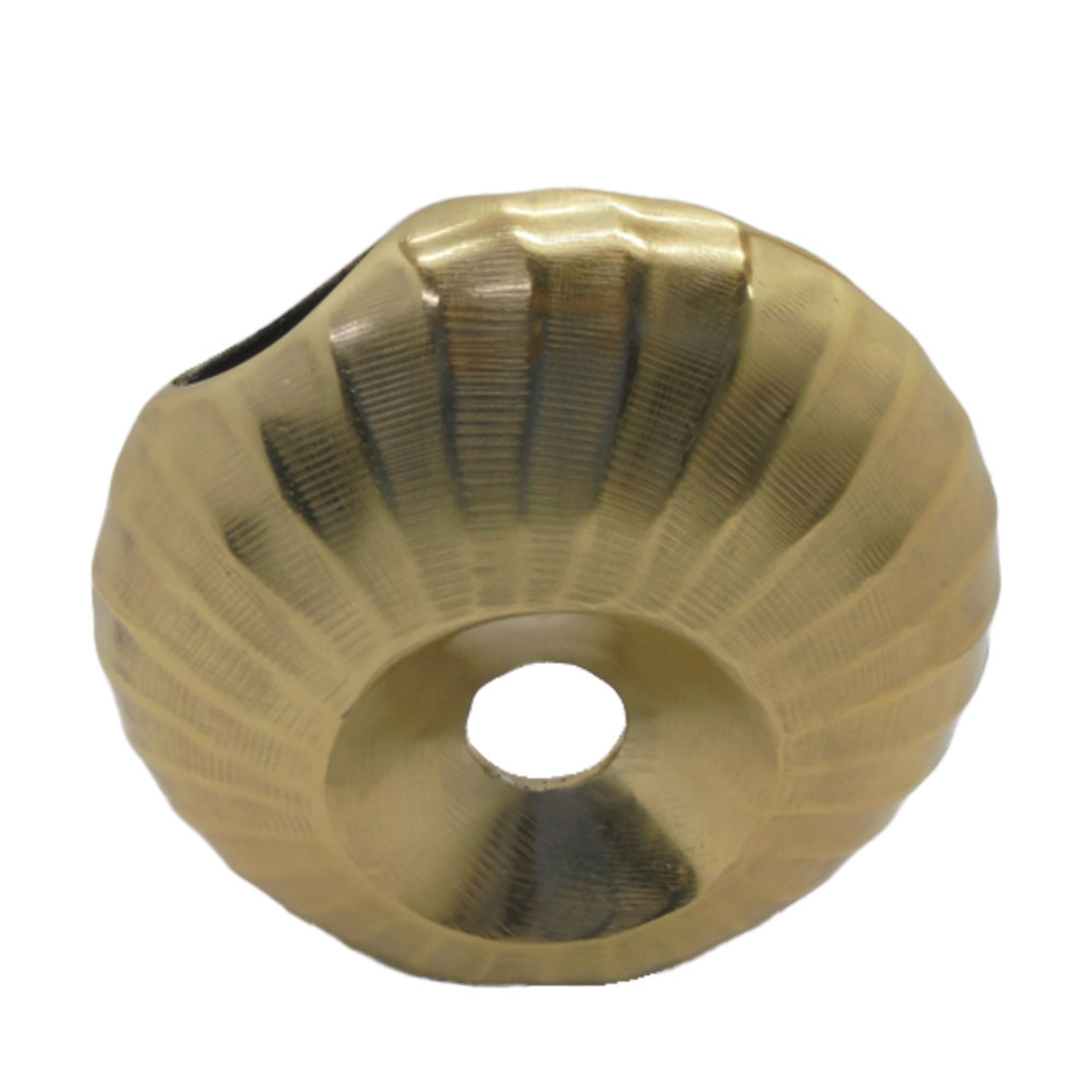 DIONE VASE ALUMINIUM GOLD 30,5x7,5xH28cm IN