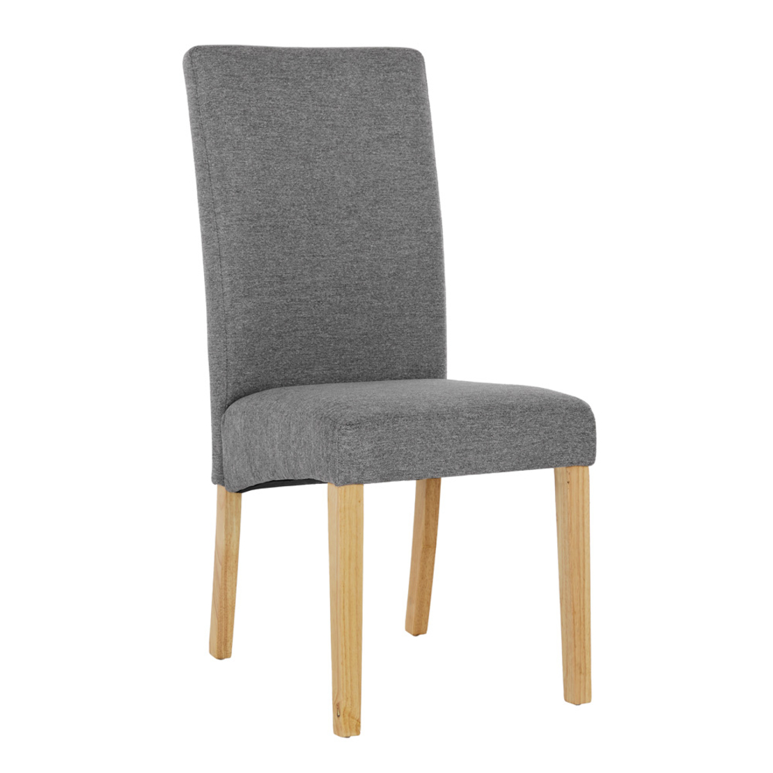 BRIDGE CHAIR FABRIC GREY LIGHT WOOD PINE NATURAL P