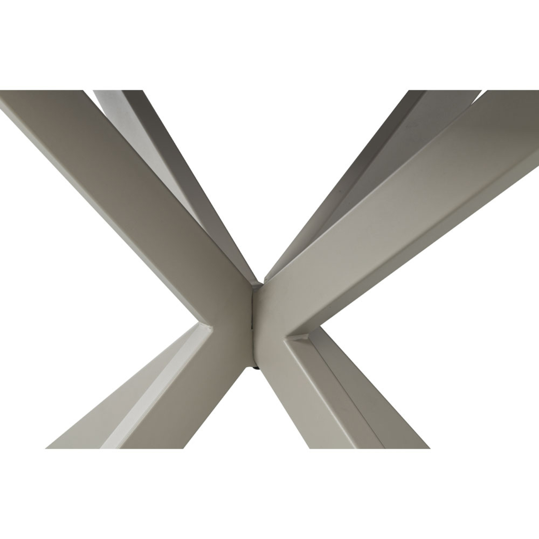 CASPIAN TABLE MELAMINE GREY WITH MARBLE PATTERN METAL LATTE 180x90x75 E1 PRC