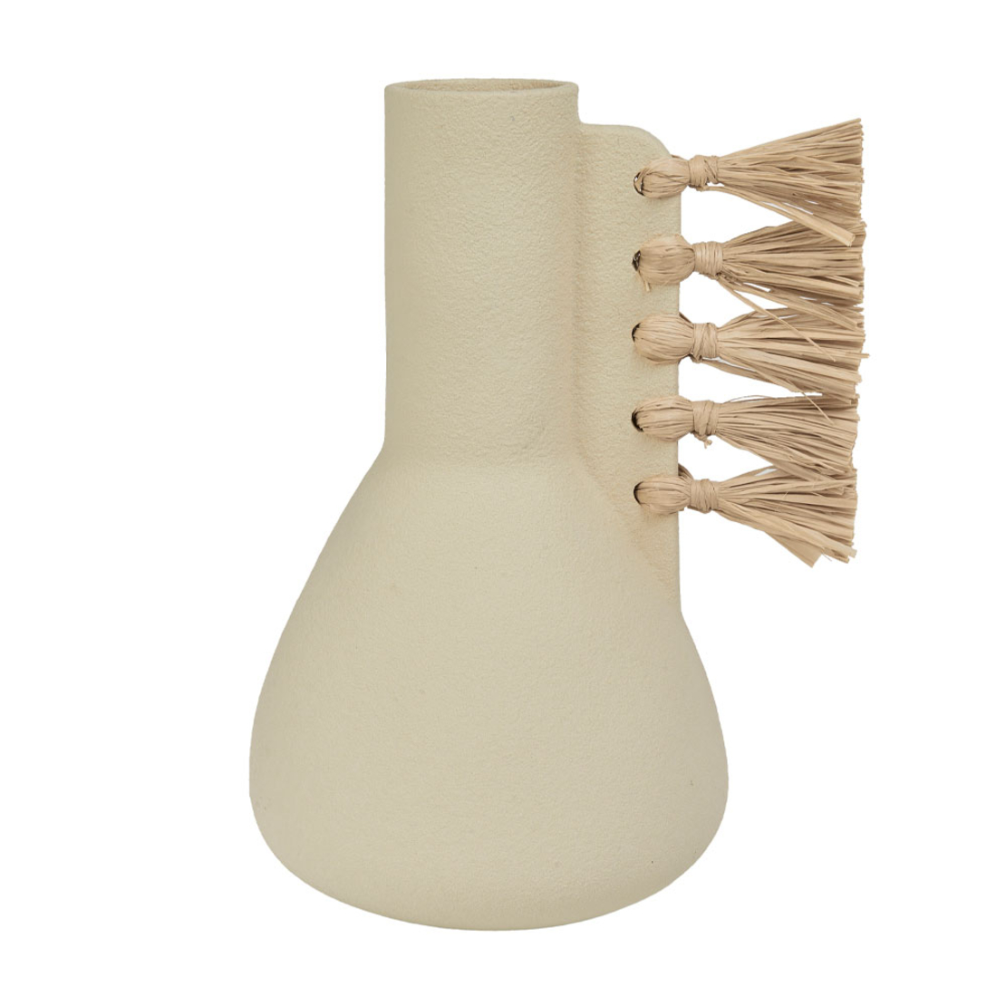 AEGEAN VASE STONEWARE BEIGE 24x19,6xH32,7cm PRC