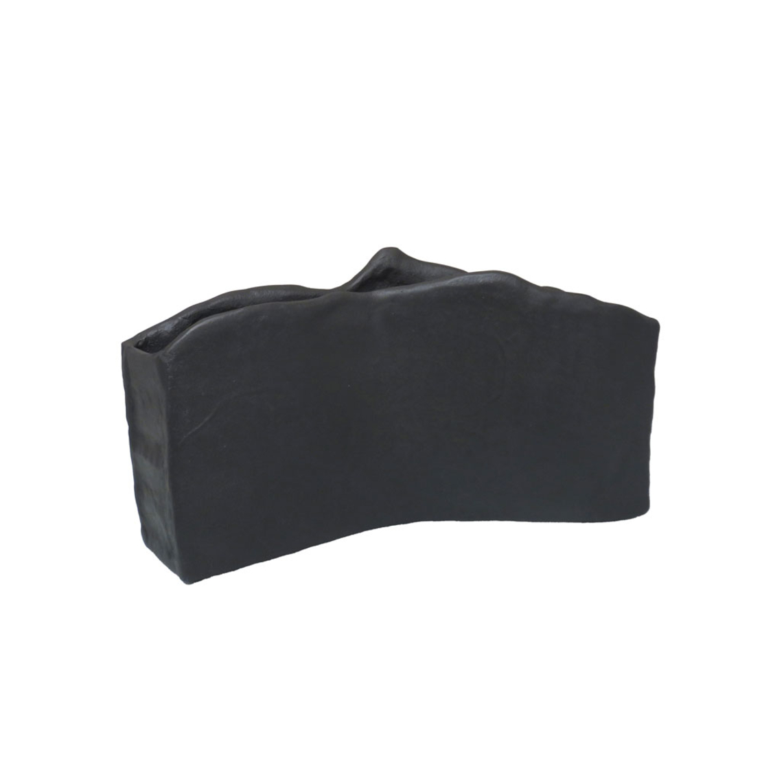 GRANTAS VASE 42x14x23 ALUMINIUM BLACK