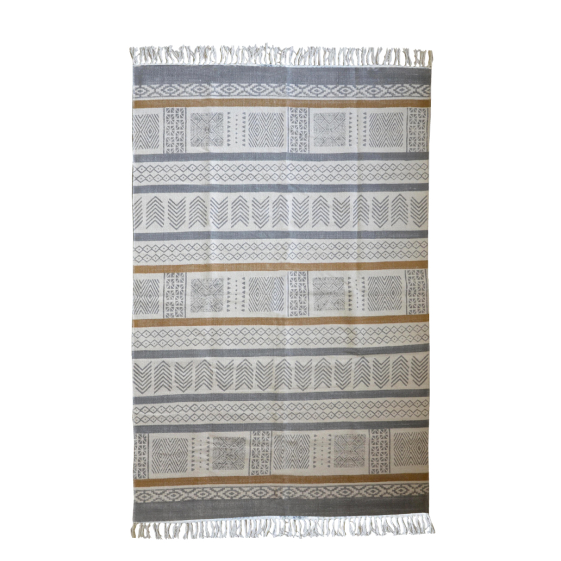 TECCATI CARPET COTTON BEIGE MULTICOLOR 120x190cm I