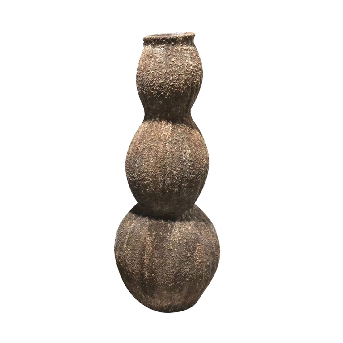 FOLEGANDROS PLANTER FLOOR BEIGE BROWN 45x45xH120cm