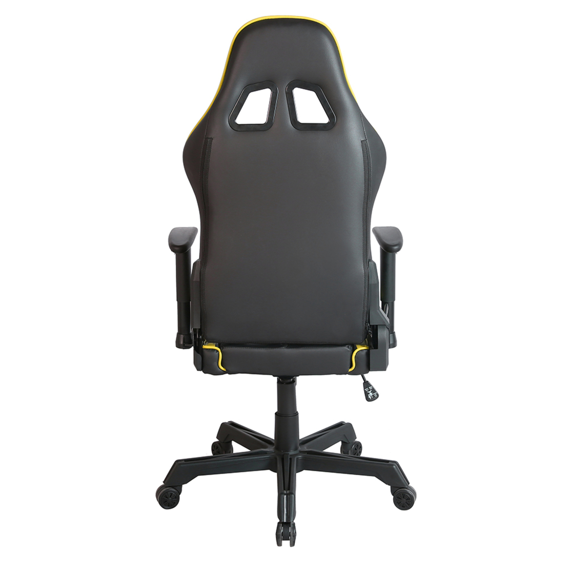 RANGER GAMING CHAIR DESK FABRIC BLACK NYLON YELLOW METAL 52x74xH138cm PRC