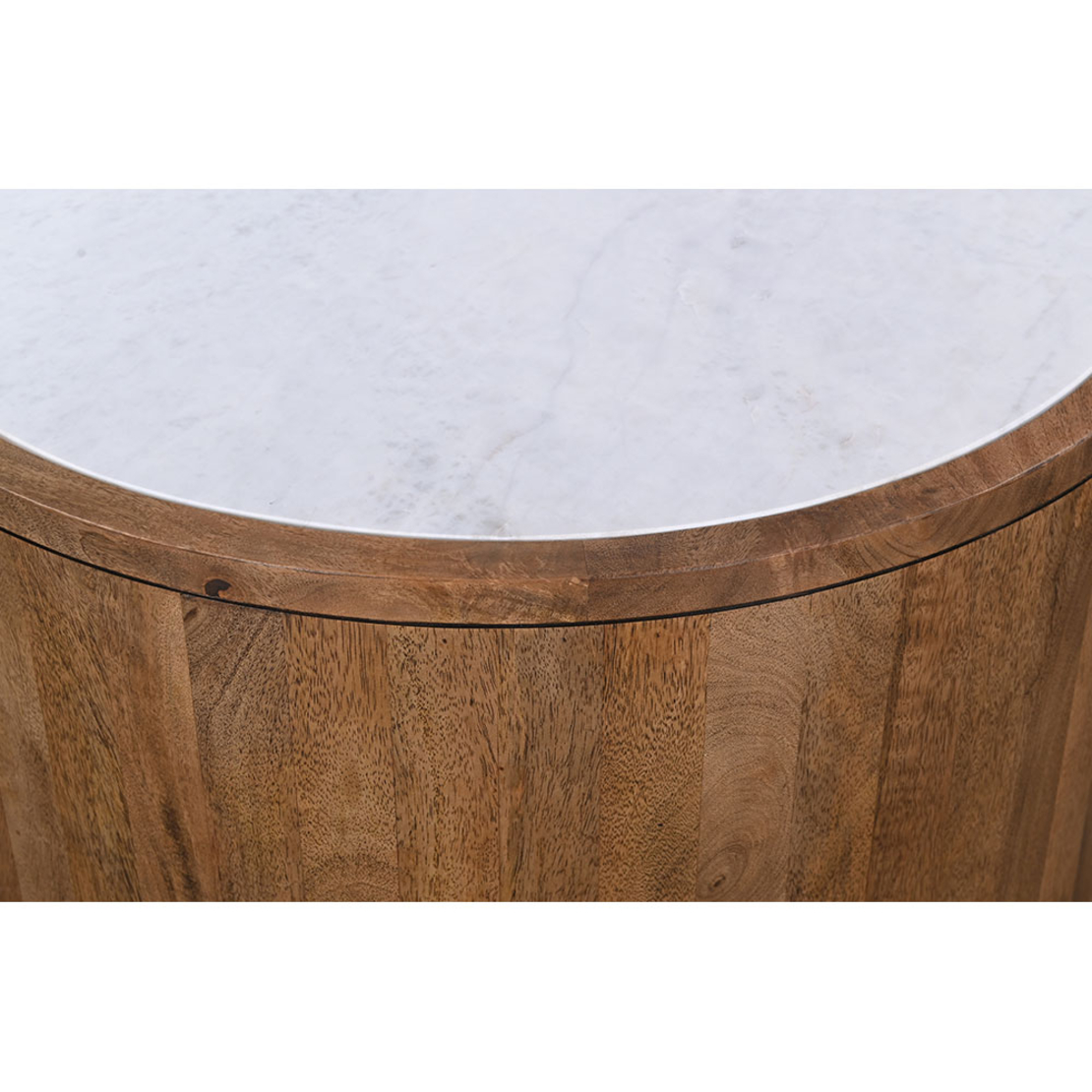 ABU DHABI COFFEE TABLE WOOD MANGO WALNUT WHITE MAR