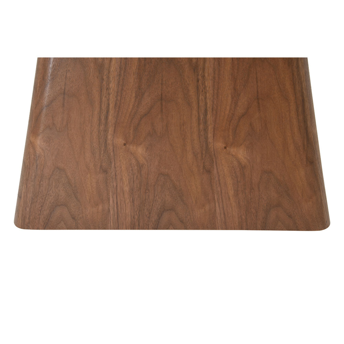 TOTEM TABLE SANDY GLASS WALNUT WHITE WITH MARBLE PATTERN VENEER ΟΑΚ E1 PRC