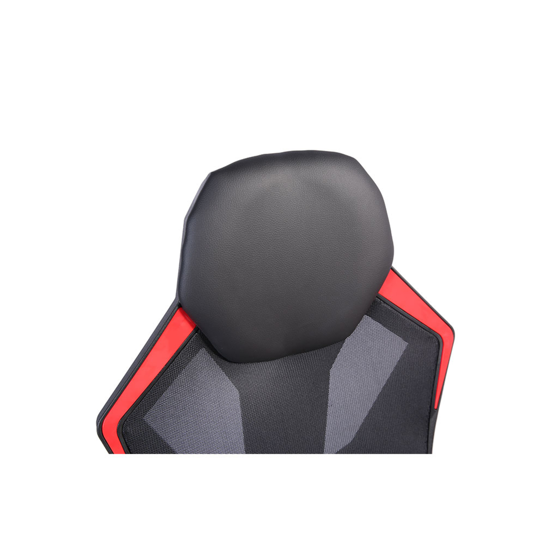 FUSION GAMING CHAIR DESK FABRIC BLACK NYLON RED PP 50x74xH137cm PRC