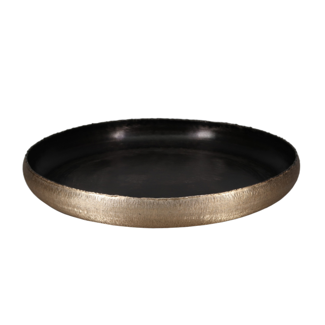 MARGO 2 BOWL ALUMINIUM GOLD SMOKE BLACK D43,5xH6cm