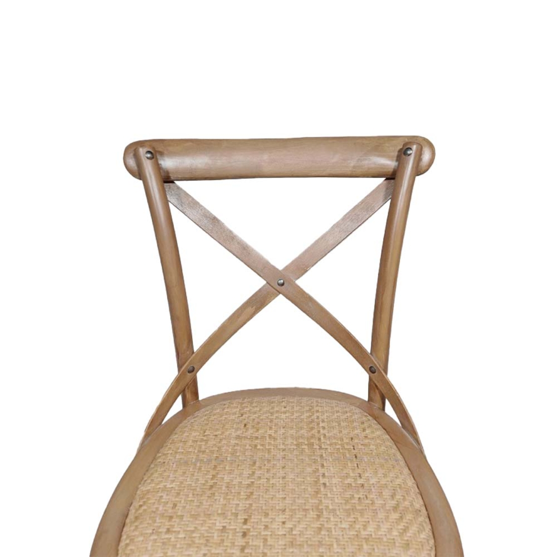 AUGUST CHAIR WOOD RUBBERWOOD WALNUT RATTAN NATURAL PRC