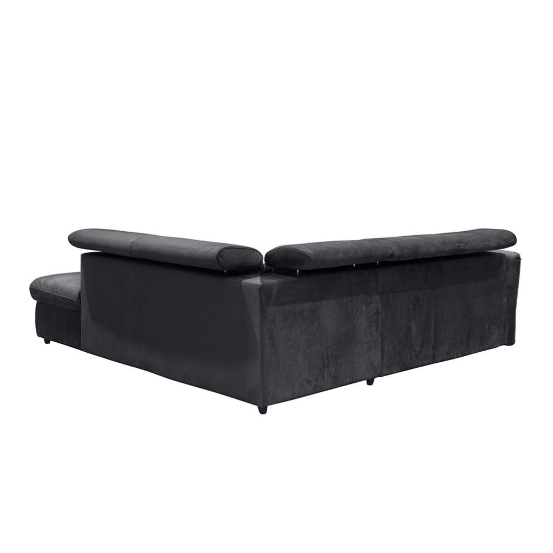 MONSERAT SOFA BED CORNER LEFT EASY CLEAN FABRIC ANTHRACITE E1 EU