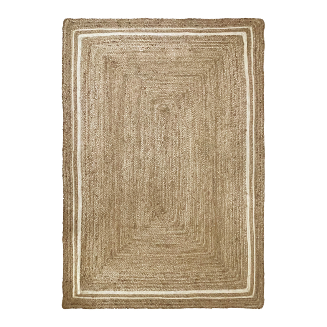 RUMBA CARPET JUTE NATURAL WHITE 200x300cm E1 IN