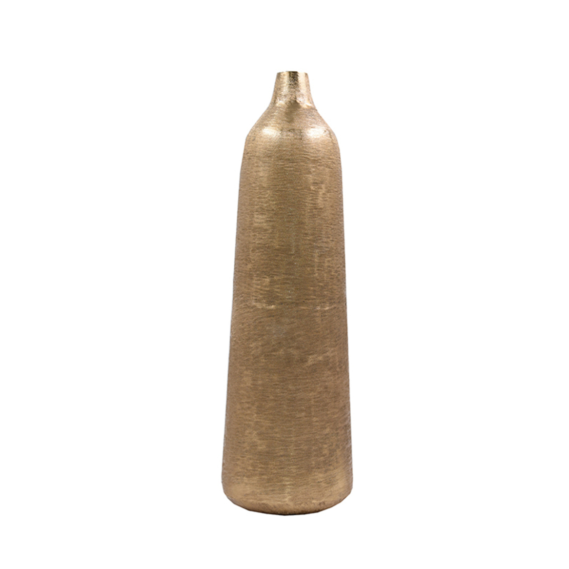 BOTELLA VASE ALUMINIUM GOLD 15x15xH51cm IN
