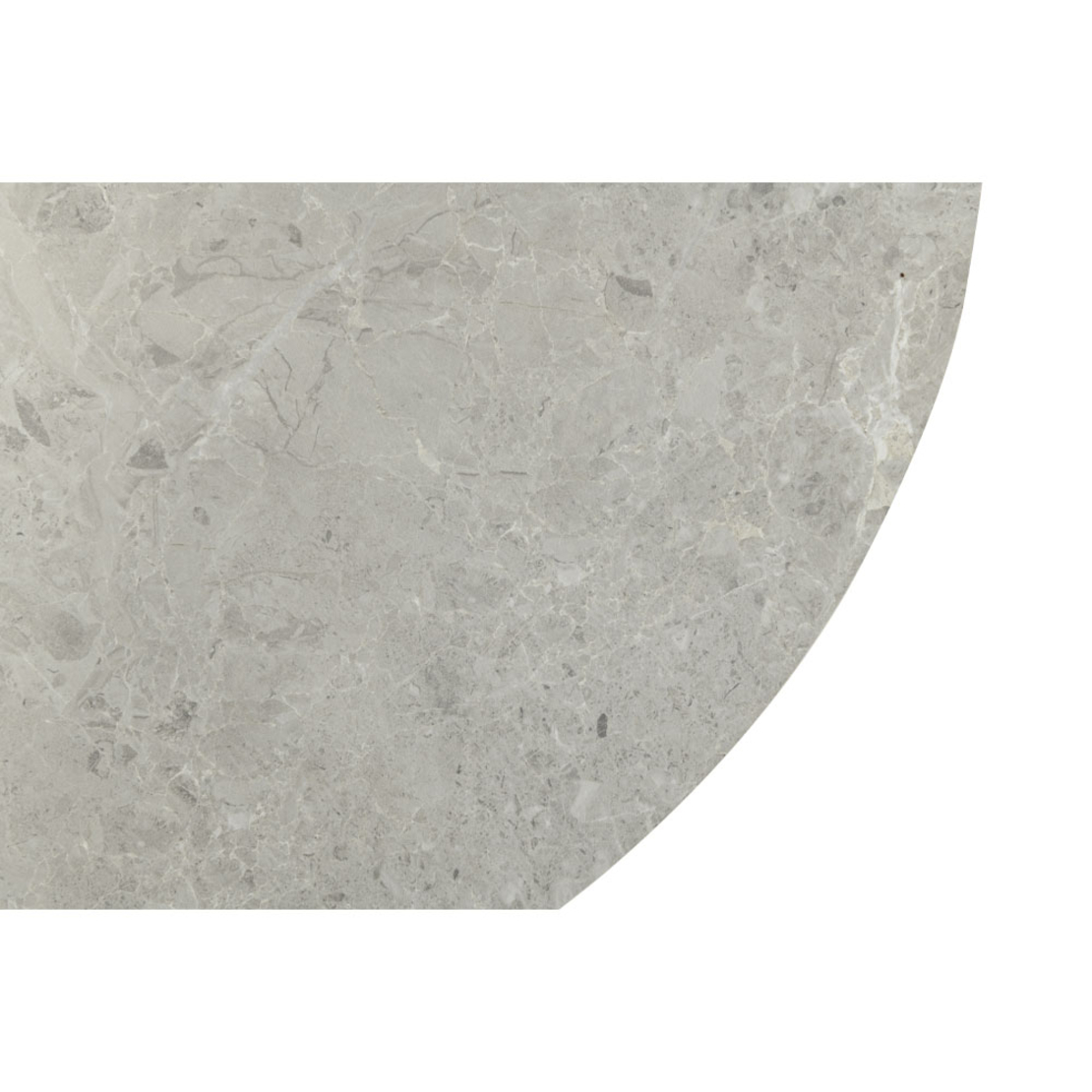 CASPIAN COFFEE TABLE MELAMINE GREY WITH MARBLE PATTERN METAL LATTE 120x60x43 E1 PRC