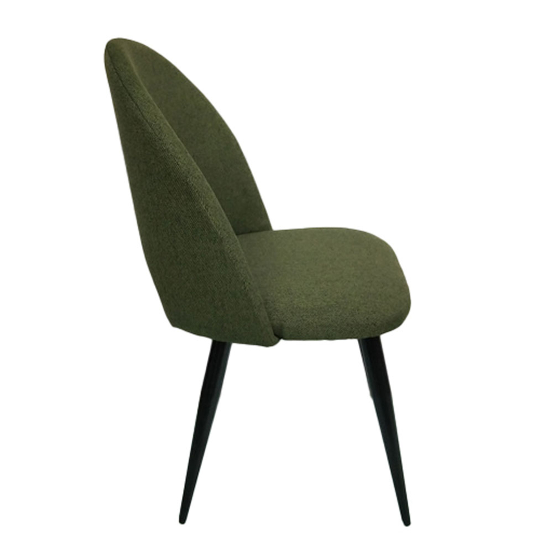 COMMODO CHAIR FABRIC OLIVE GREEN METAL BLACK E1 PRC