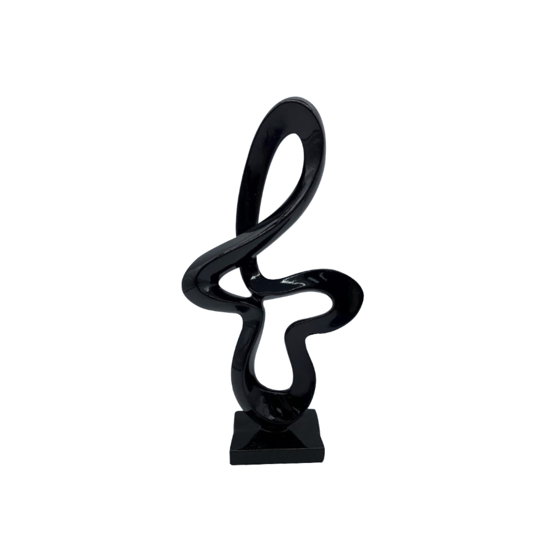 TOBAC 1 DECO POLYRESIN BLACK 13,8x5,8xH28,3cm PRC