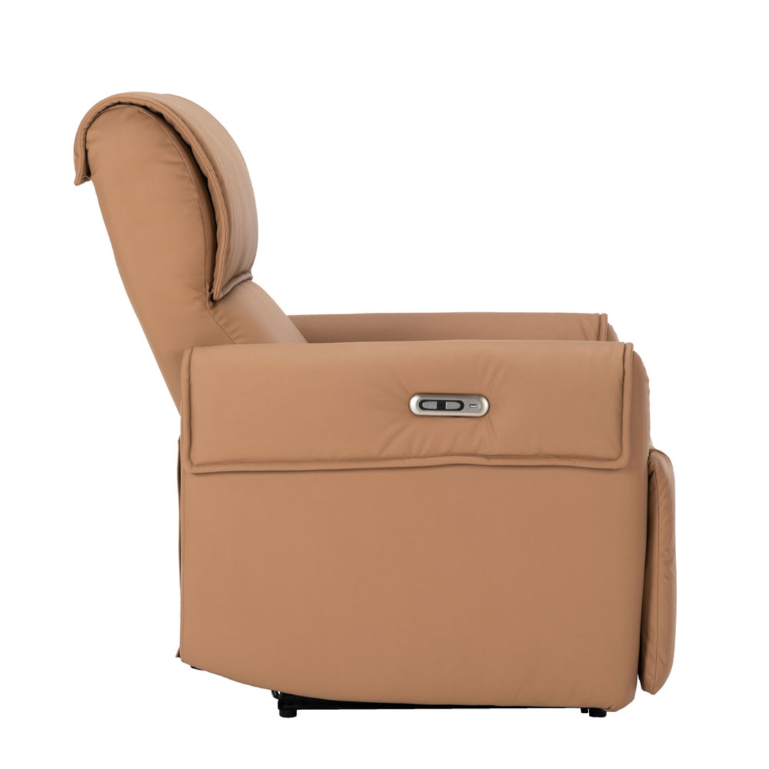 DAYDREAMER ARMCHAIR RECLINER WOOD CAMEL 88x95xH102cm PRC