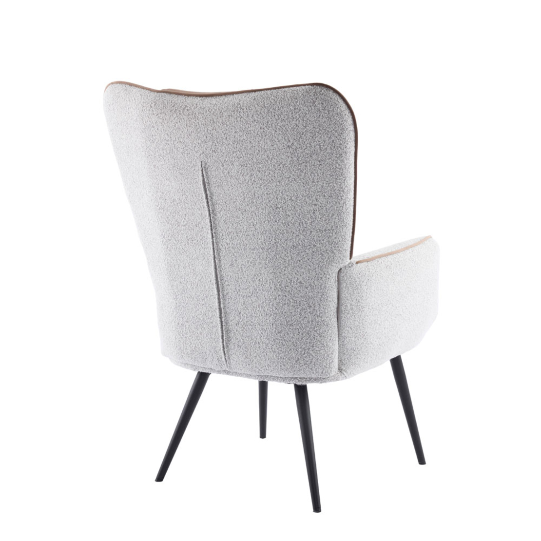 MANIFEST ARMCHAIR FABRIC BEIGE METAL CAMEL BLACK PRC