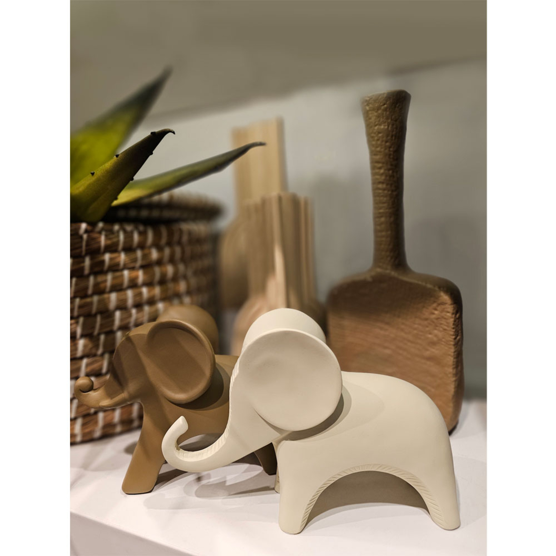 INGOR DECO ELEPHANT POLYRESIN TERRACOTTA 18x9xH14c