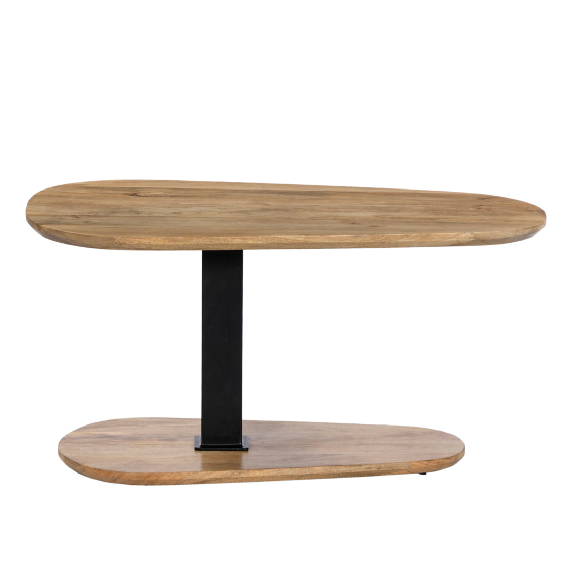 LEVEL COFFEE TABLE WOOD MANGO NATURAL METAL BLACK 95x65xH48cm IN