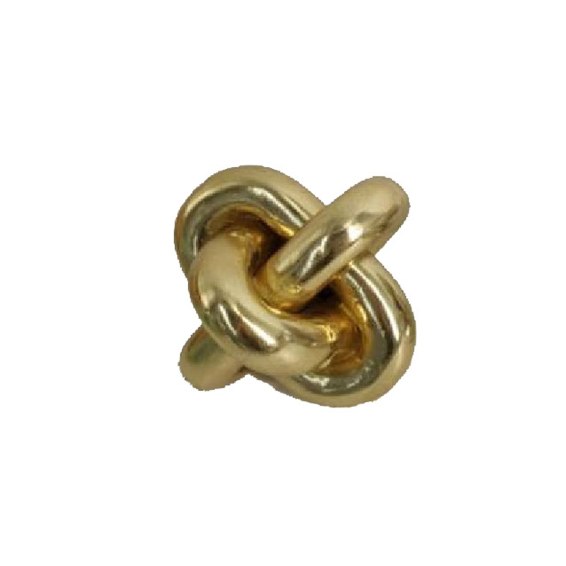 GOLD KNOT 2 DECO POLYRESIN GOLD D16xH16cm PRC