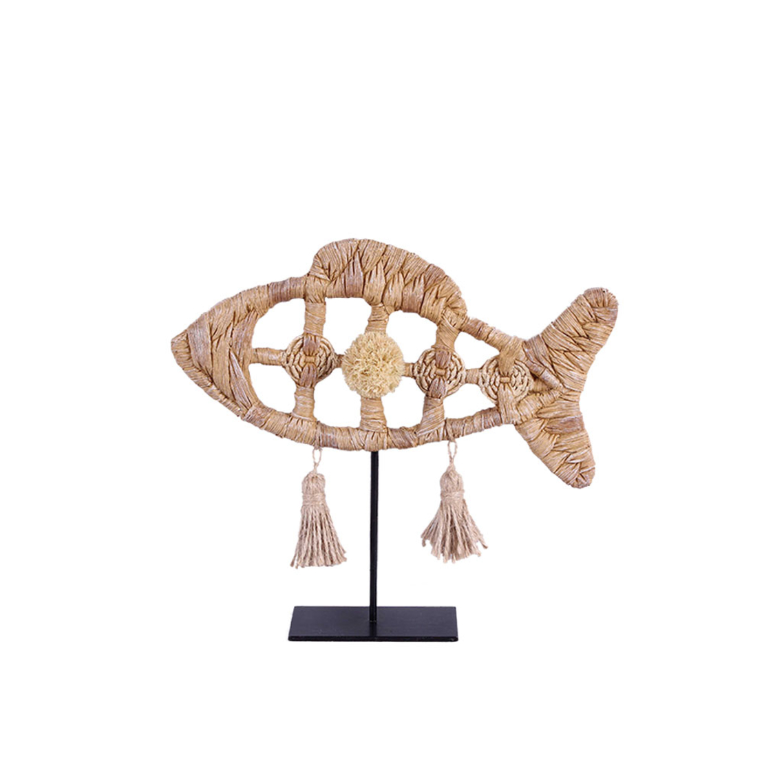 QUERSUS 1 DECO FISH POLYRESIN NATURAL 29,5x6,5xH27