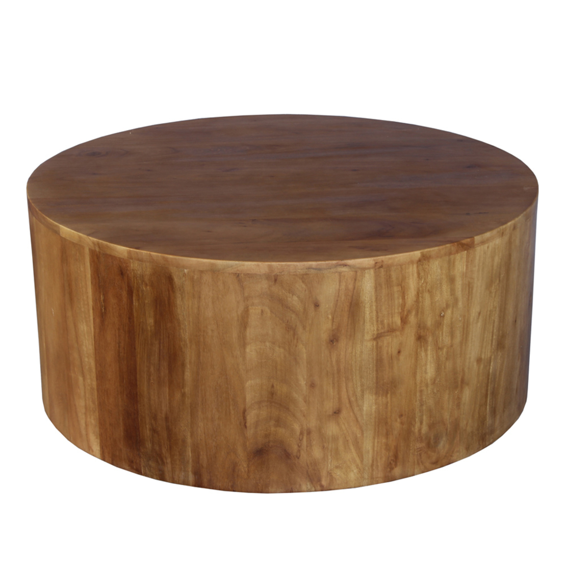 TULUM COFFEE TABLE WOOD ACACIA WALNUT 80x80xH35cm IN