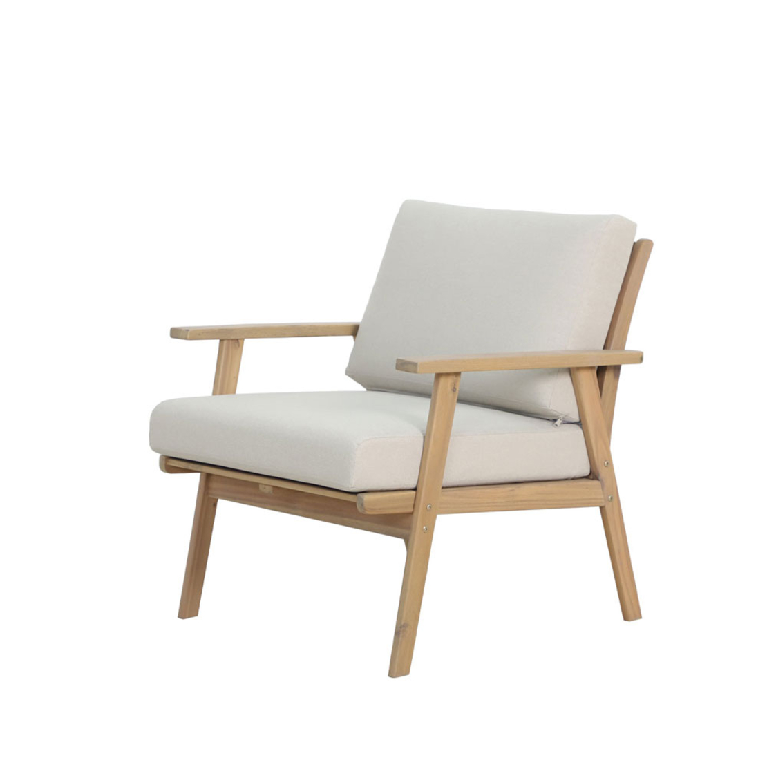 ETOILE LOUNGE SET 1+2+1 WOOD ACACIA NATURAL BEIGE