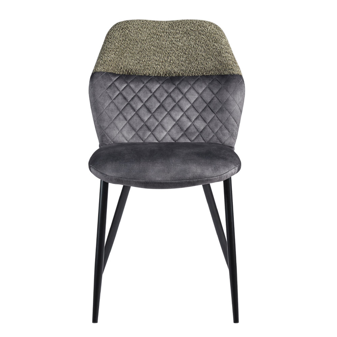 KITE CHAIR FABRIC OLIVE GREEN GREY METAL BLACK E1 PRC