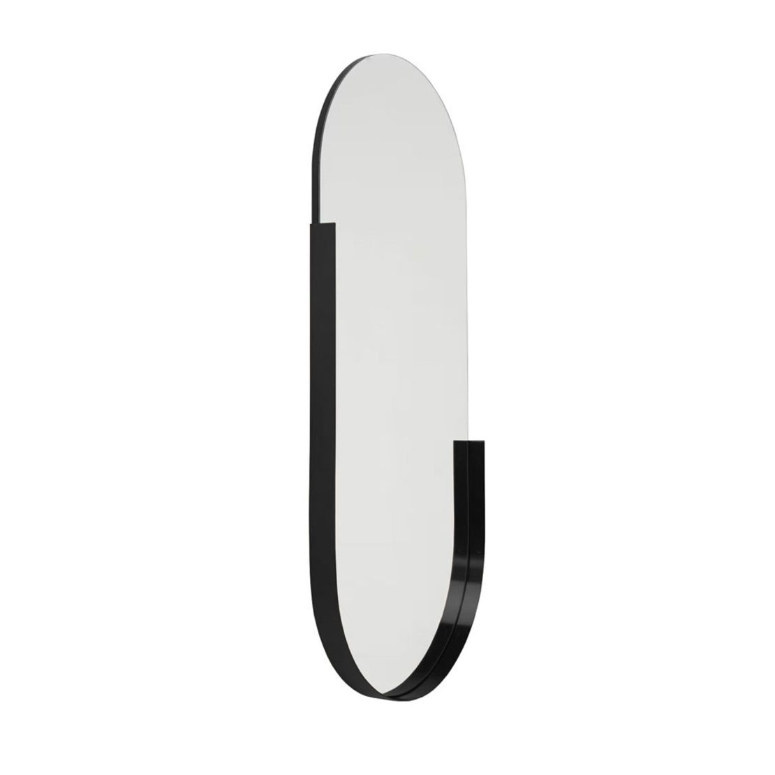 ART MIRROR ALUMINIUM BLACK 50xH115cm E1 PRC