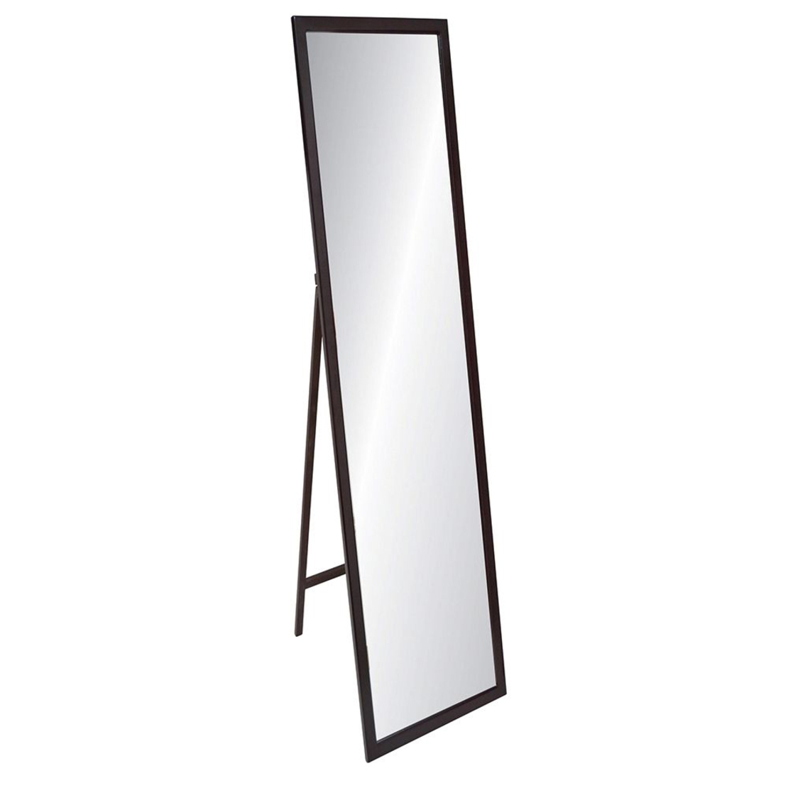 SIMPLE MIRROR STANDING WOOD PAULOWNIA BLACK 45x4,6xH146cm E1 PRC