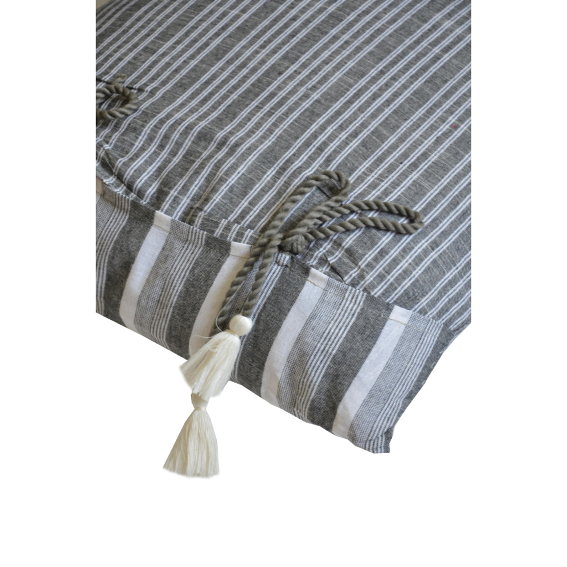 SABLE 6 DECOR CUSHION COTTON GREY 50x50cm E1 IN