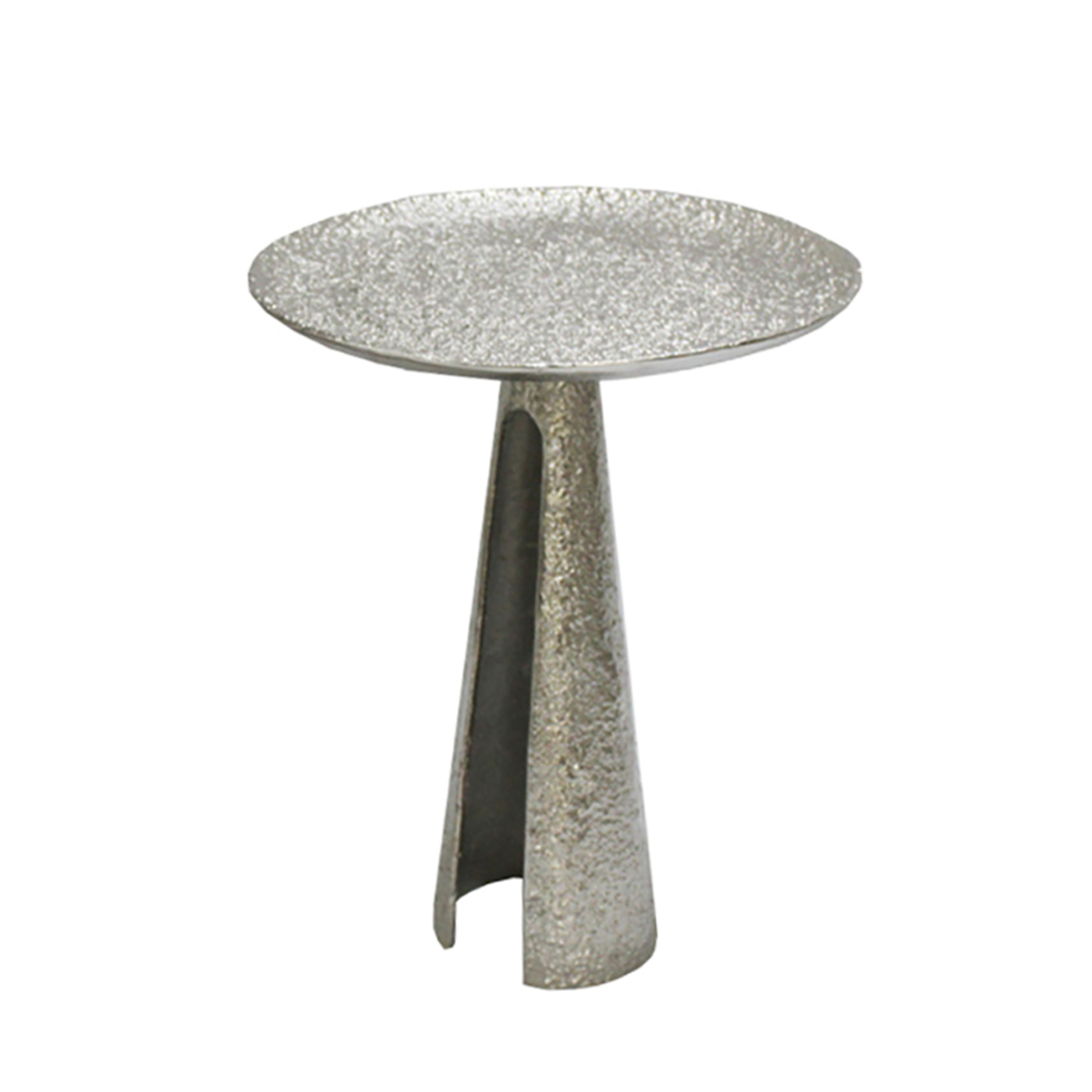ARCO 49,5 SIDE TABLE ALUMINIUM NICKEL 39x39xH49,5cm IN