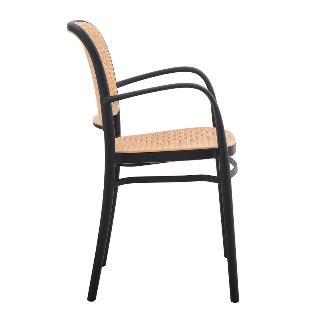 VIENNA CHAIR PP BLACK NATURAL PRC