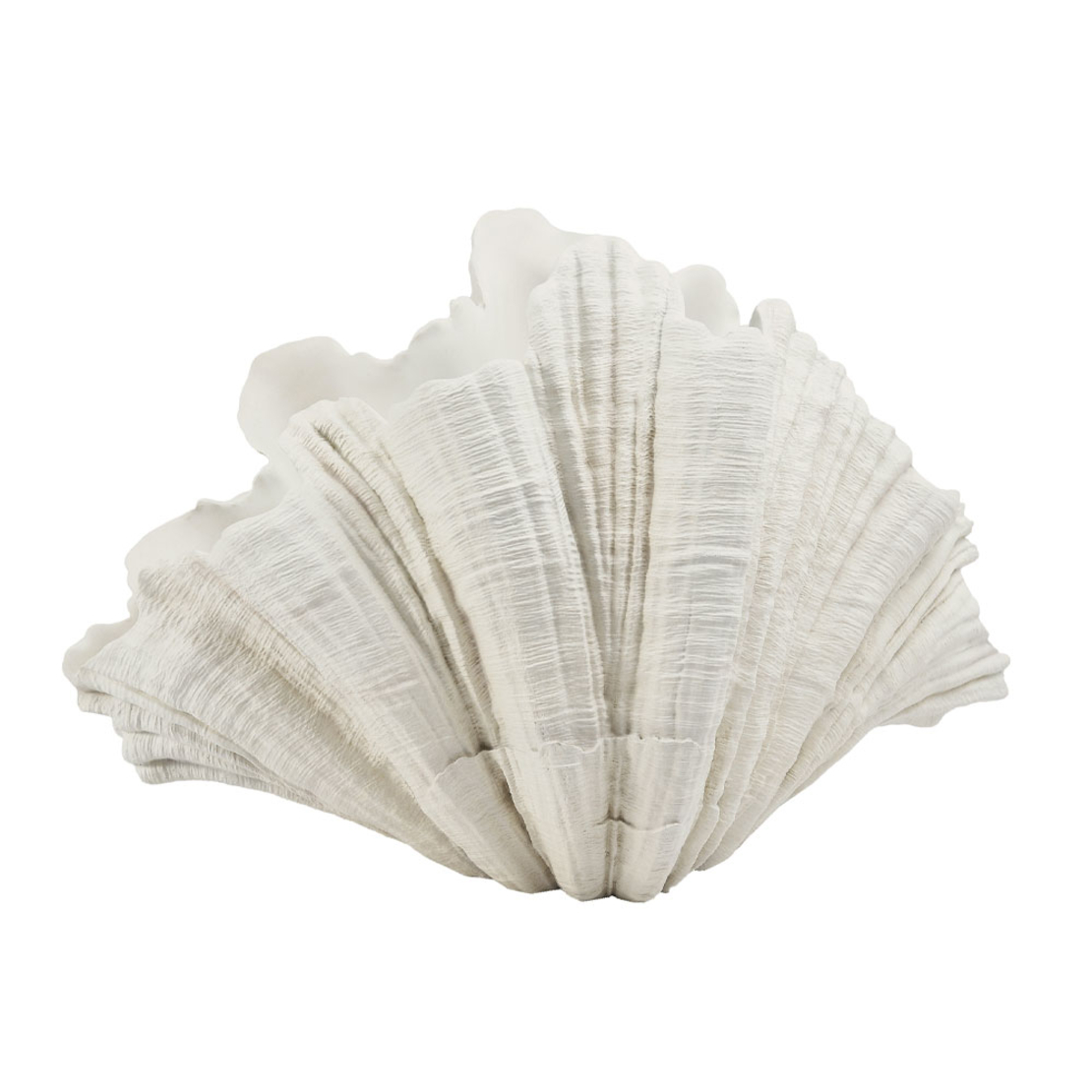 CORALLI VASE RESIN WHITE 57x31xH36cm PRC