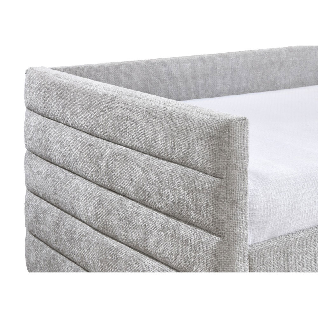 SUENO SOFA BED (FOR MATTRESS 90x195cm) FABRIC GREY LIGHT E1 MY