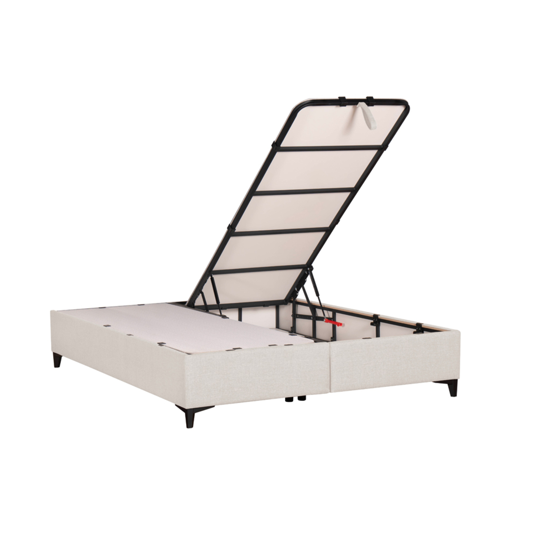 INTERNO BEDBASE WITH STORAGE 160x200cm FABRIC OFF