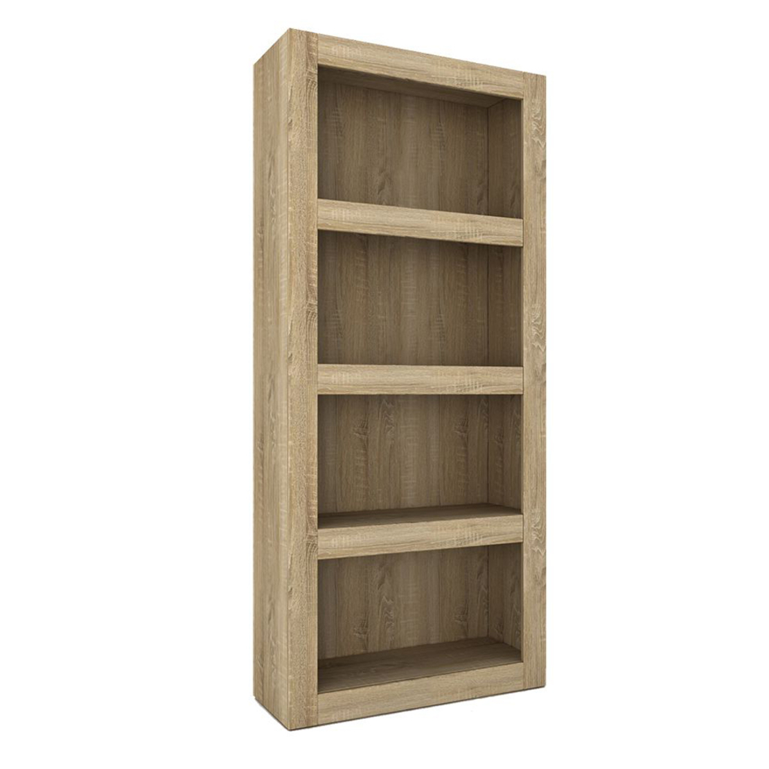 BEAT BOOKCASE MELAMINE SONOMA 80x30xH180cm E1 EU
